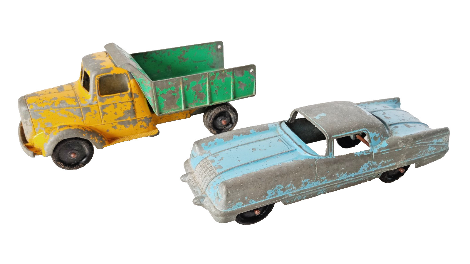Vintage 1950\'s Tootsie Toy Die-Cast Car Lot of 2 -Mack B Truck & Buick Special