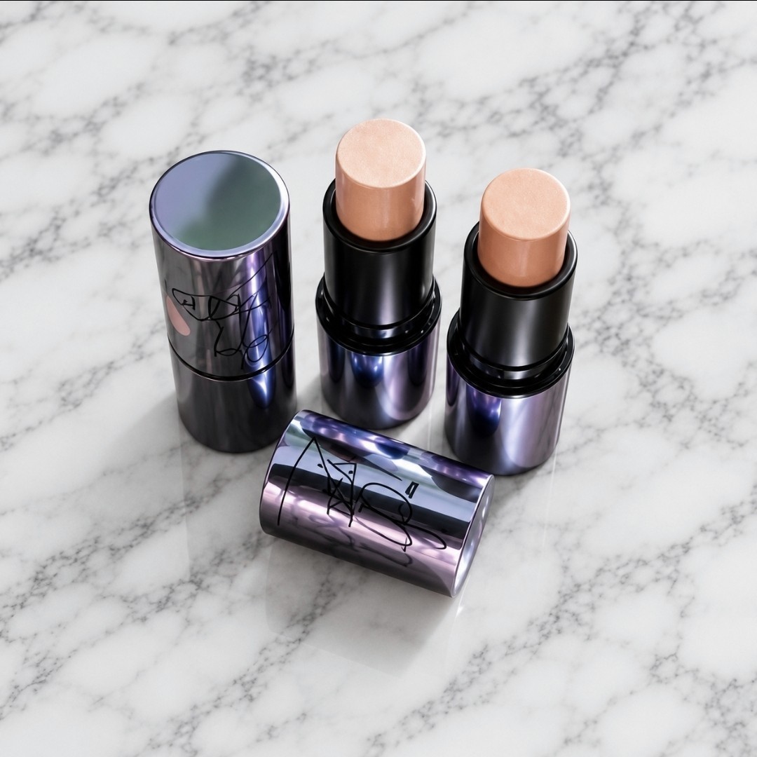 3 pc Benefit Watt\'s Up Soft Focus Cream to Powder Highlighter Mini NEW