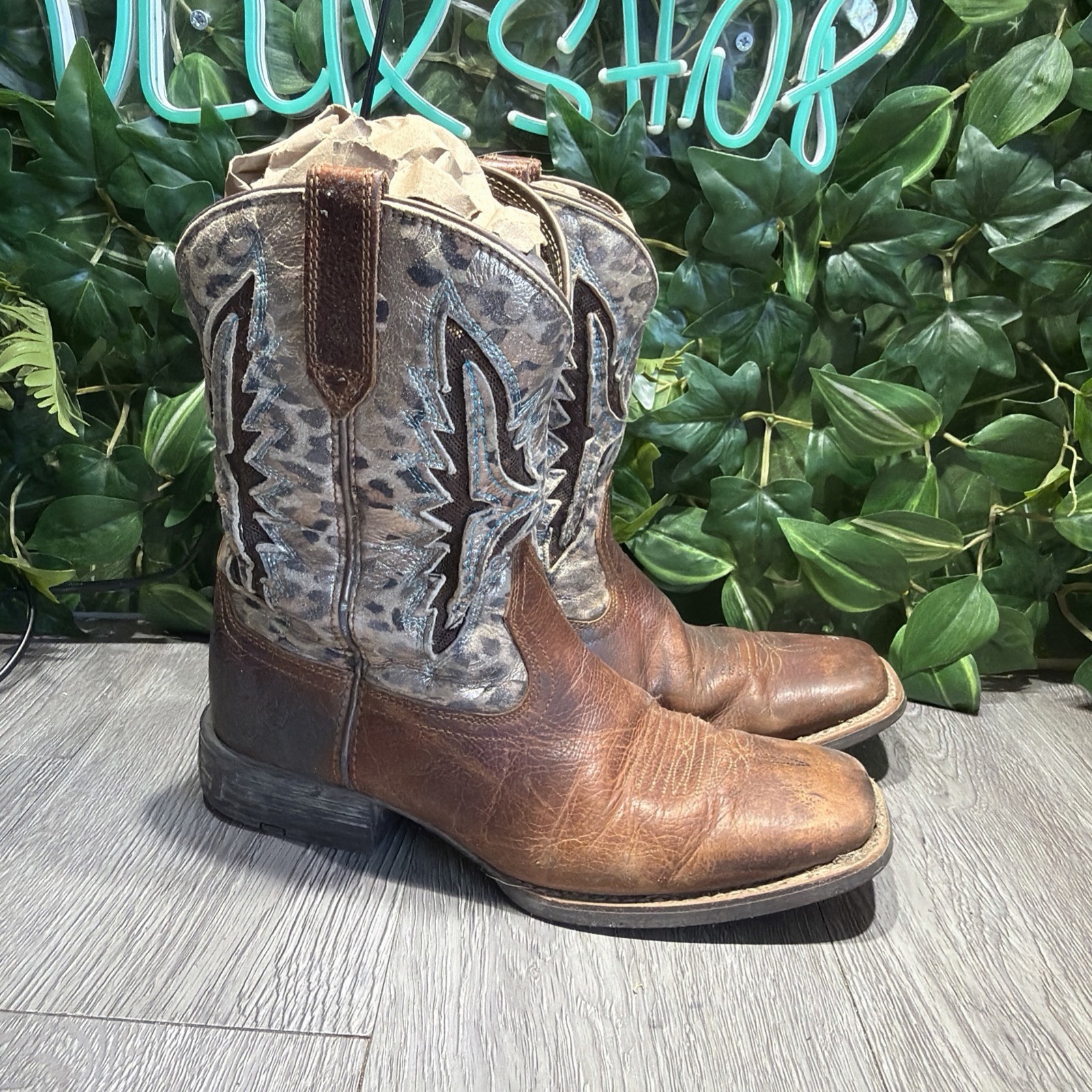 Ariat Koel VentTEK Western Boot Animal Print Square Toe 10040258 Youth 5 W 6.5 Ariat Koel VentTEK Western Boot Animal Print Square Toe 10040258 Youth 5 W 6.5