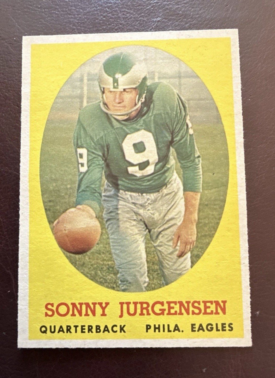 1958 Topps #90 Sonny Jurgensen Rookie Centered Sharp Gorgeous HOF Looks Mint 1958 Topps #90 Sonny Jurgensen Rookie Centered Sharp Gorgeous HOF Looks Mint