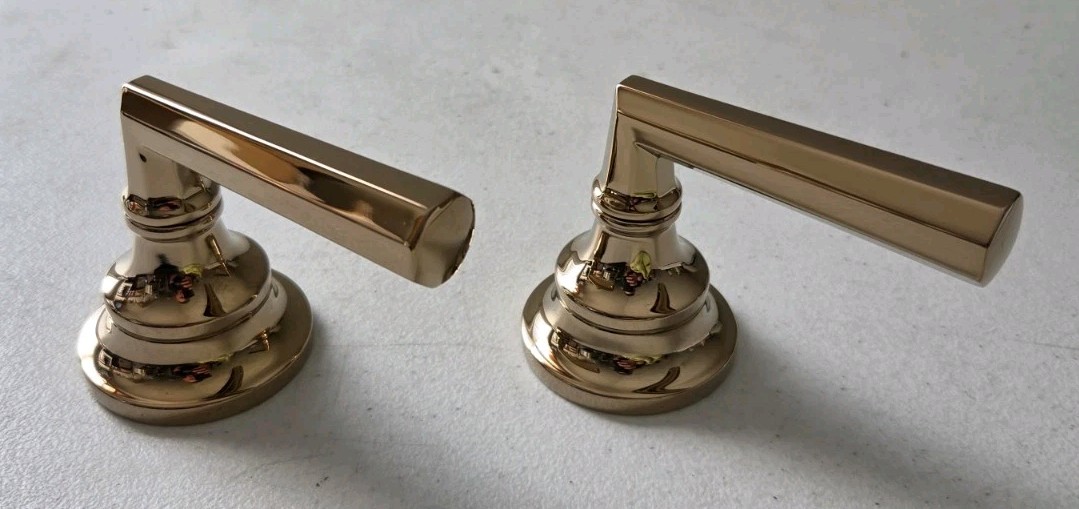 Brizo HL5365-PG Beauclere Lever Handles for Widespread Bathroom Faucet