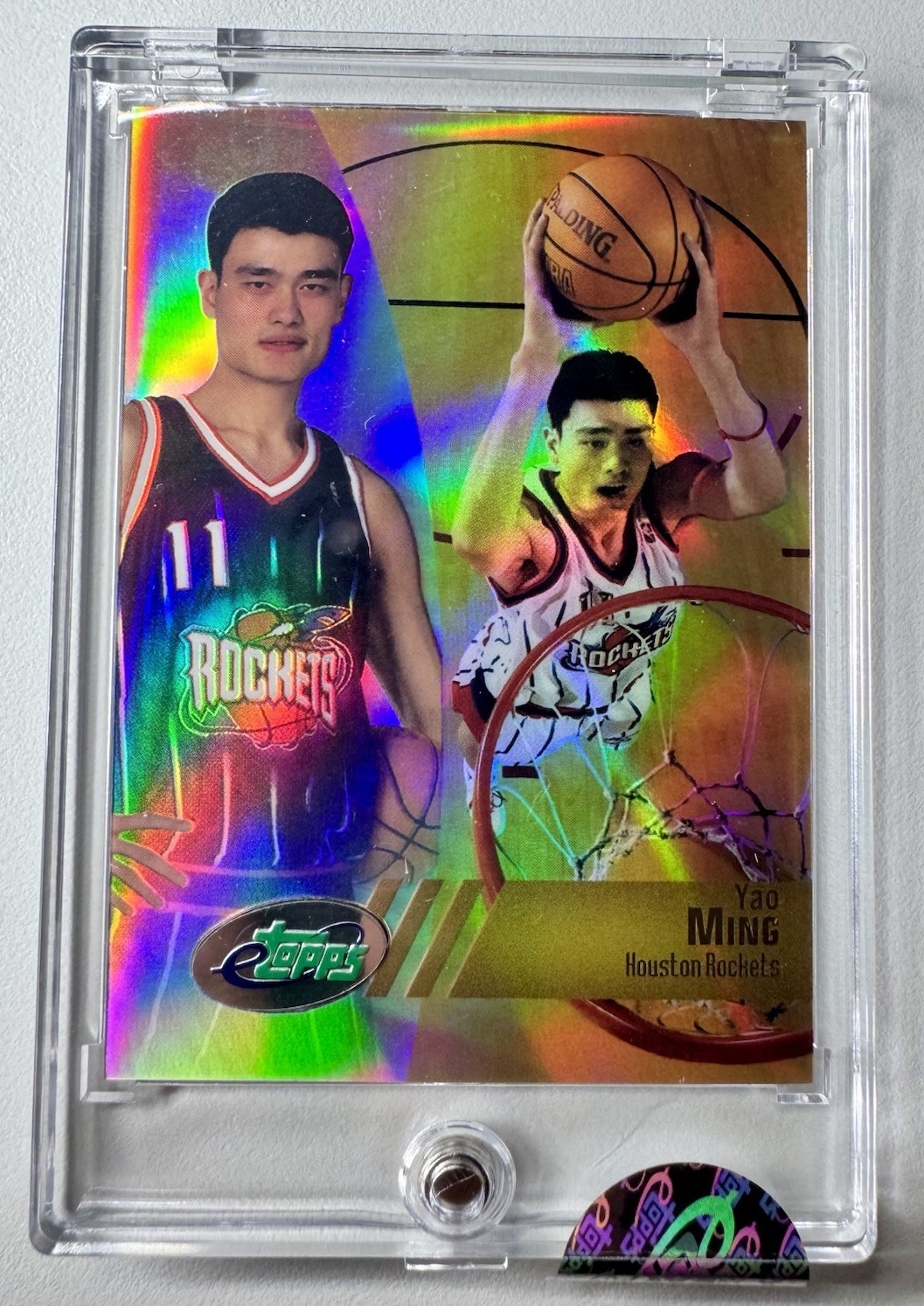 2002-03 eTopps - Yao Ming #53 Houston Rockets Rookie RC Encased Uncirculated 2002-03 eTopps - Yao Ming #53 Houston Rockets Rookie RC Encased Uncirculated