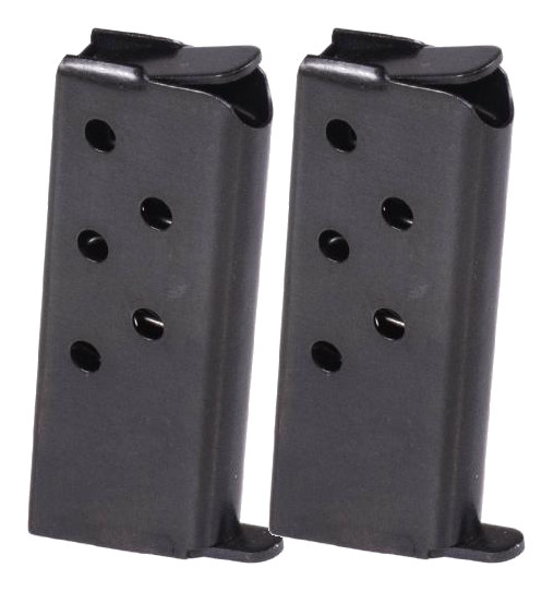 2-PACK Colt Pre-War Vest Pocket 25acp 6rd Blue Magazine
