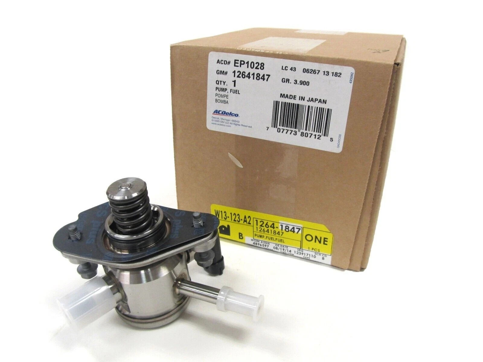New Factory Sealed Fuel Pump ACDelco GM Original Equipment EP1028 12641847 New Factory Sealed Fuel Pump ACDelco GM Original Equipment EP1028 12641847