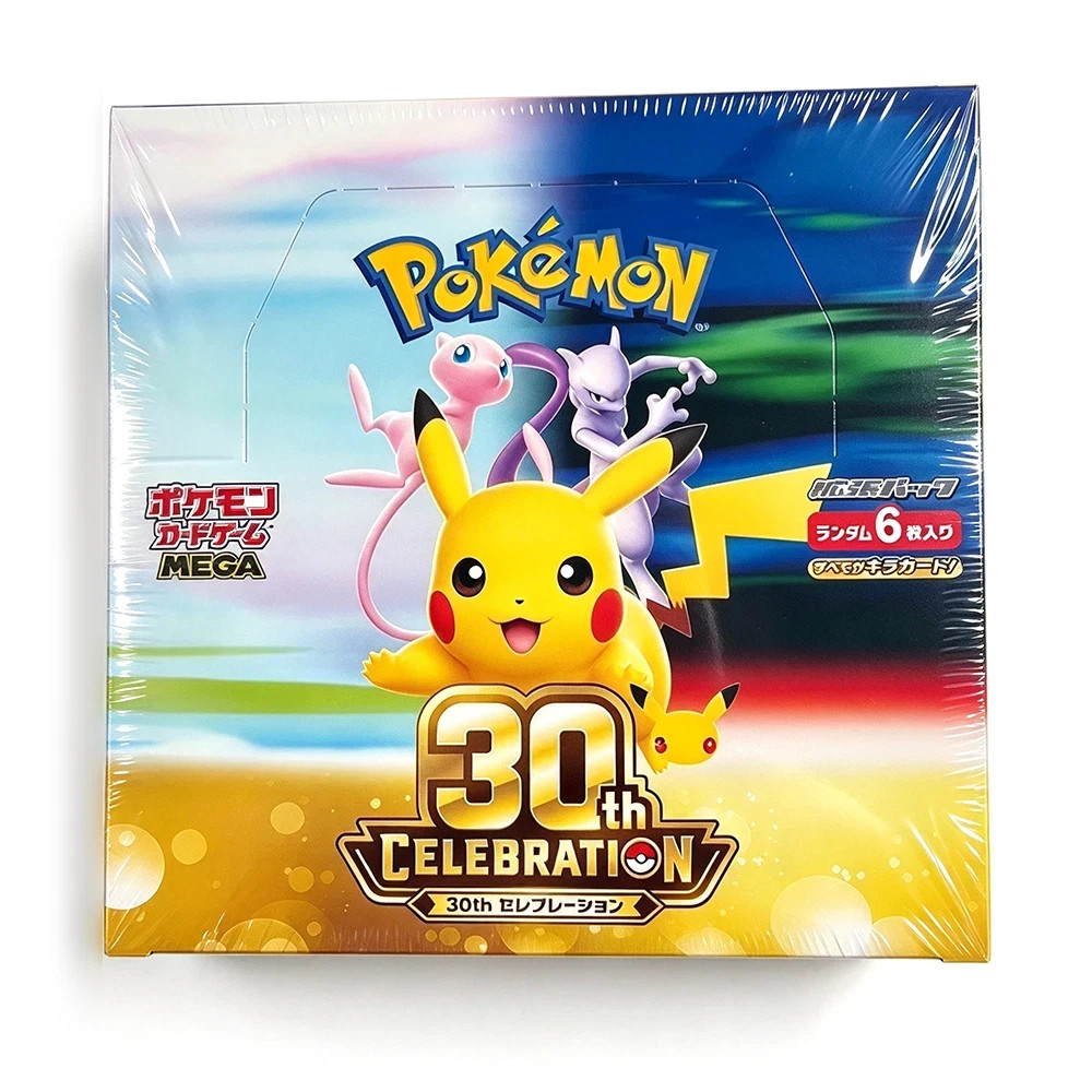 Pokemon Card Booster pack 30th Celebration Box M6a Japanese w/shrink wrap