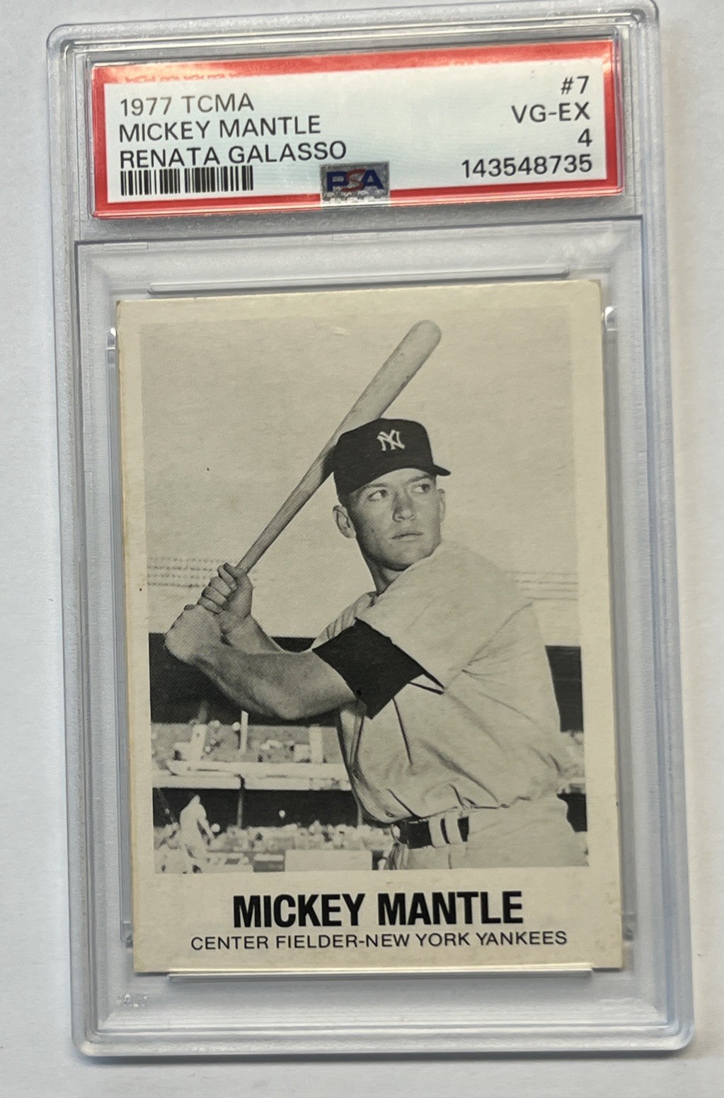 1977-84 TCMA Renata Galasso - Series 1 Mickey Mantle #7
