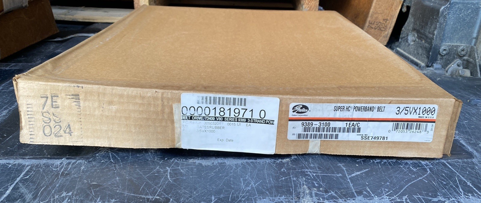 New Gates 3/5VX1000 Super HC PowerBand Belt 9389-3100 New Gates 3/5VX1000 Super HC PowerBand Belt 9389-3100