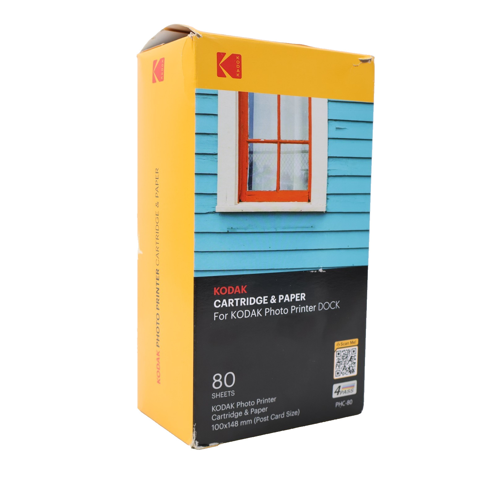 KODAK Dock Plus & Dock Photo Printer Cartridge | PHC-80  | 80 Pack