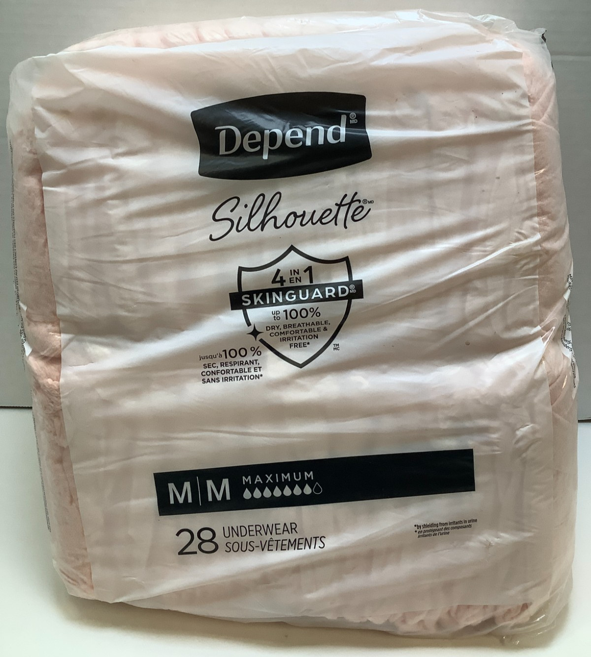 Depend Silhouette Underwear, Medium, Maximum Absorbency, 28 Count
