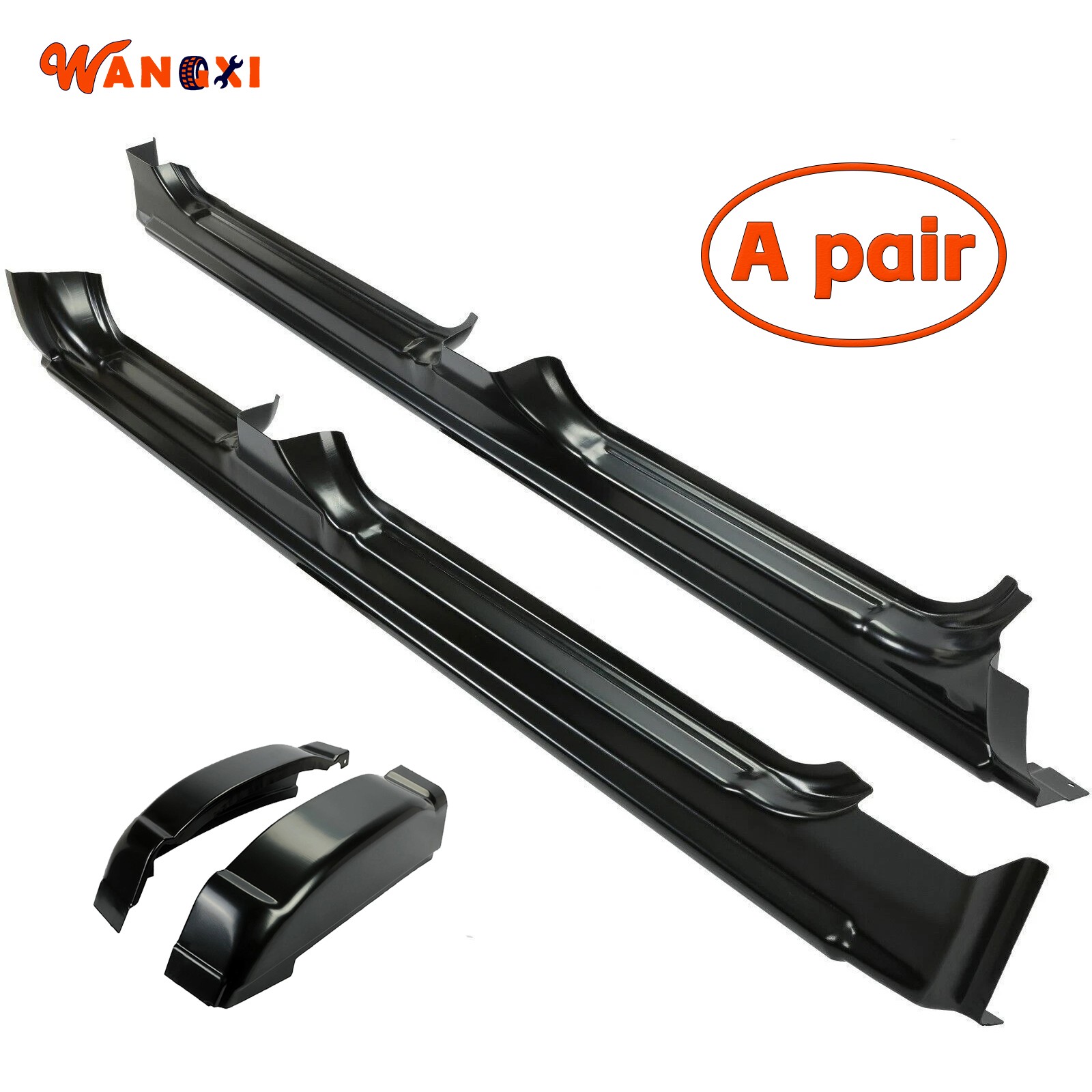 For 99-07 Chevy Silverado/GMC Sierra 4 Door Crew Cab Rocker Panels & Cab Corners