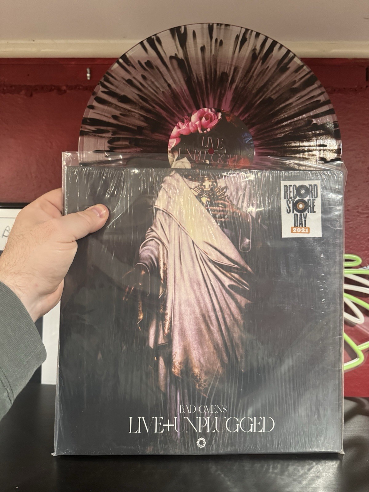 Bad Omens - Live And Unplugged Vinyl - Magenta In Clear With Splatter Metalcore
