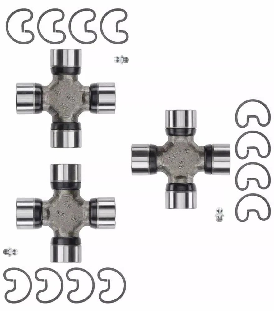3 Driveshaft Universal Joints MOOG Premium RWD/4WD Greasable