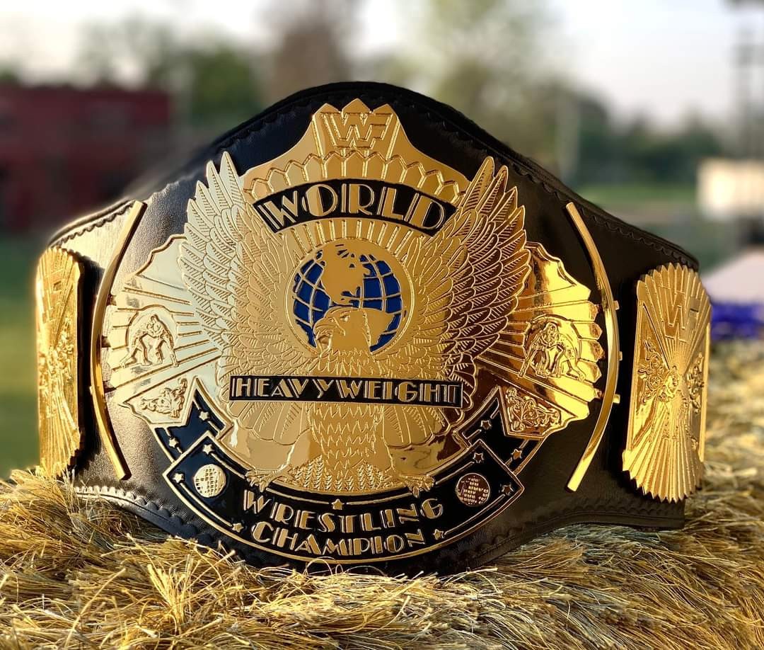 New Winged Eagle Wrestling Championship Replica Title Belt 6MM  Zinc Adult Size