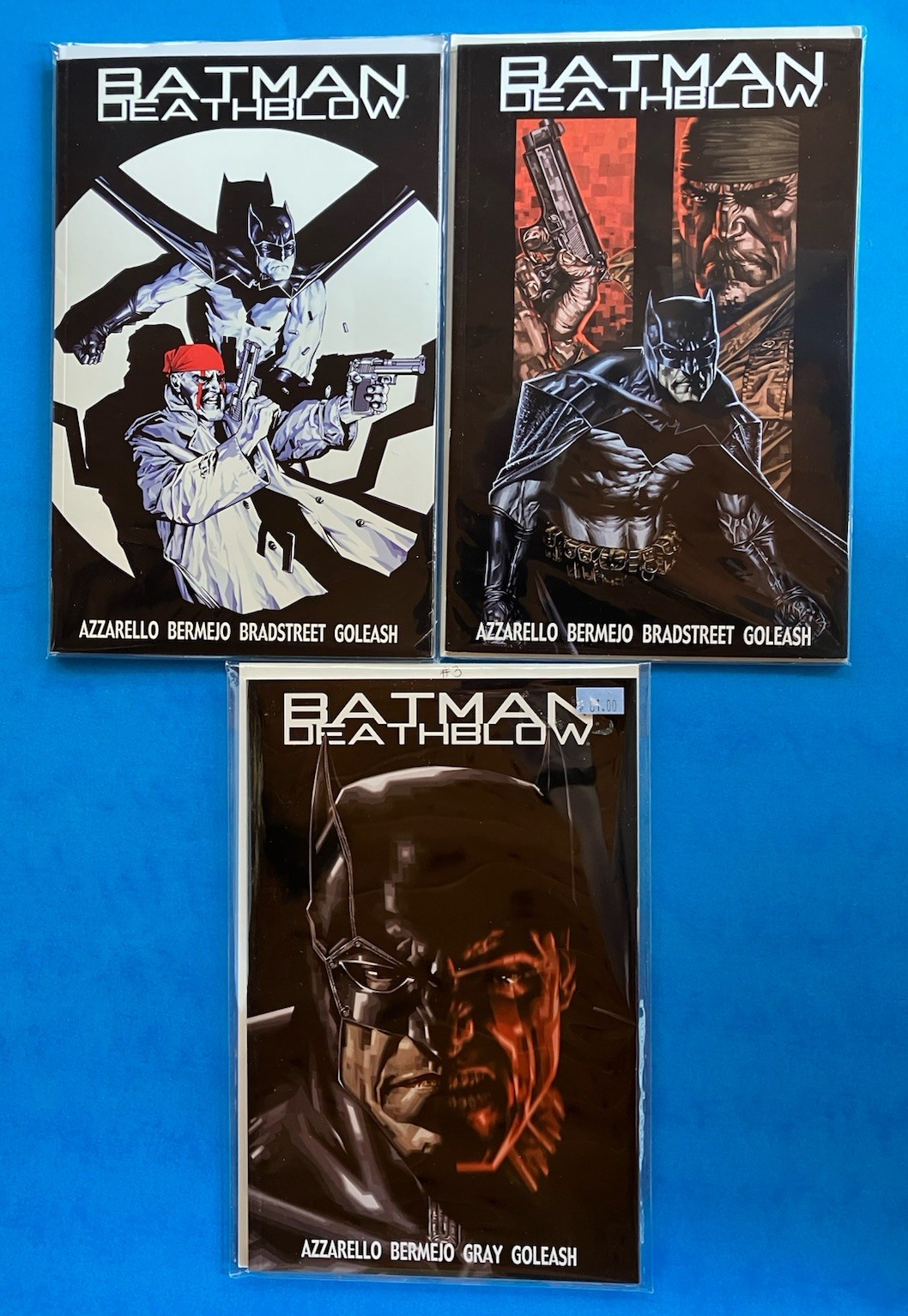 BATMAN DEATHBLOW - After The Fire - Complete Set #1-3 DC Comics 2002 - VG/VF