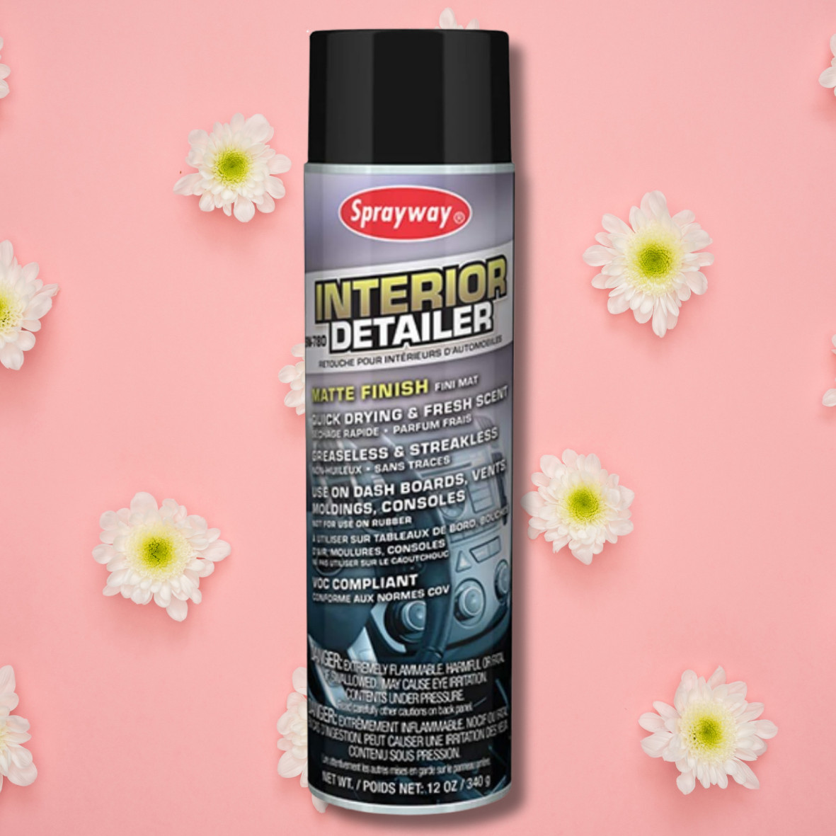 Sprayway Sw780 Interior Detailer,Net 12 Oz.
