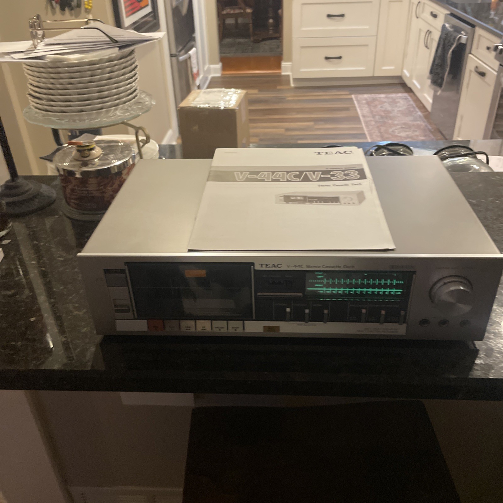 Vintage Teac V-44C Cassette Deck Extremely Clean Perfect Working Condition Tape