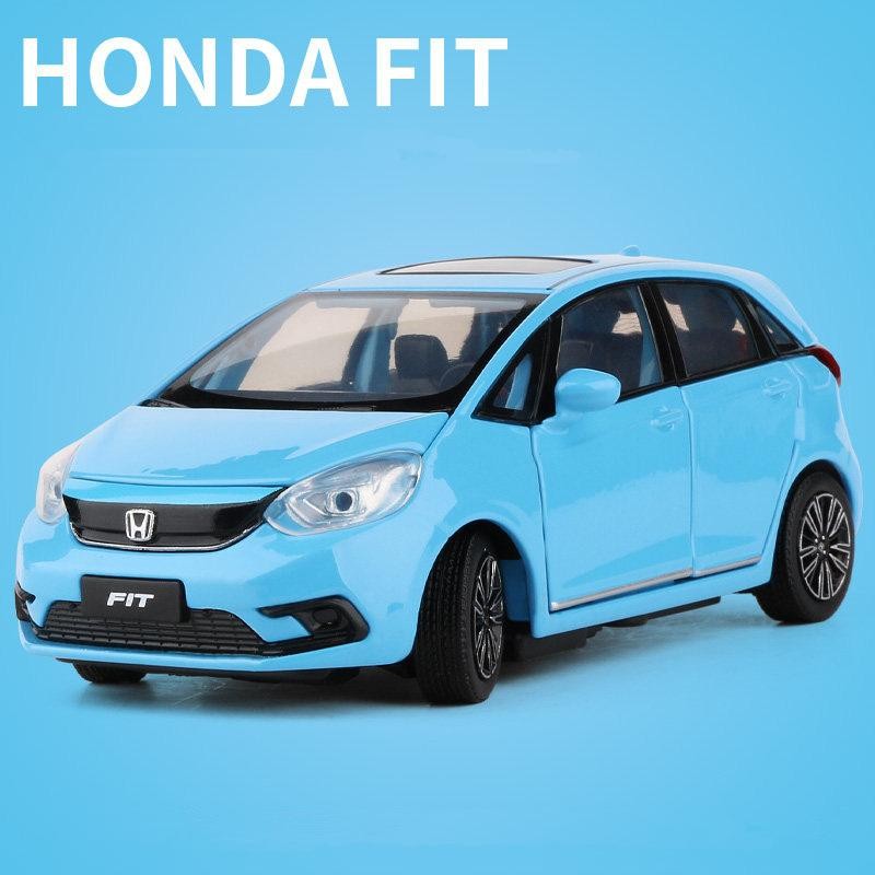 1:32 Honda Fit GK5 Diecast Alloy Car Model with Sound, Light & High Detail