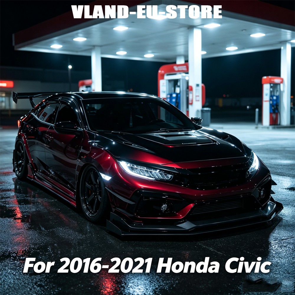 For 2016-2021 Honda Civic LED Headlights Blue DRL Sequential Signal Projector For 2016-2021 Honda Civic LED Headlights Blue DRL Sequential Signal Projector
