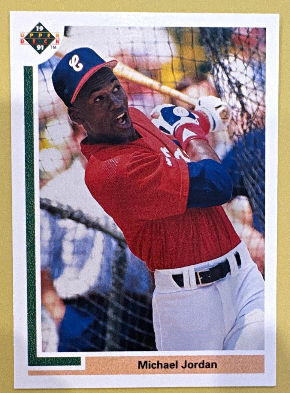 Upper Deck 1991 Michael Jordan SP1 Short Print Insert Chicago White Sox MLB