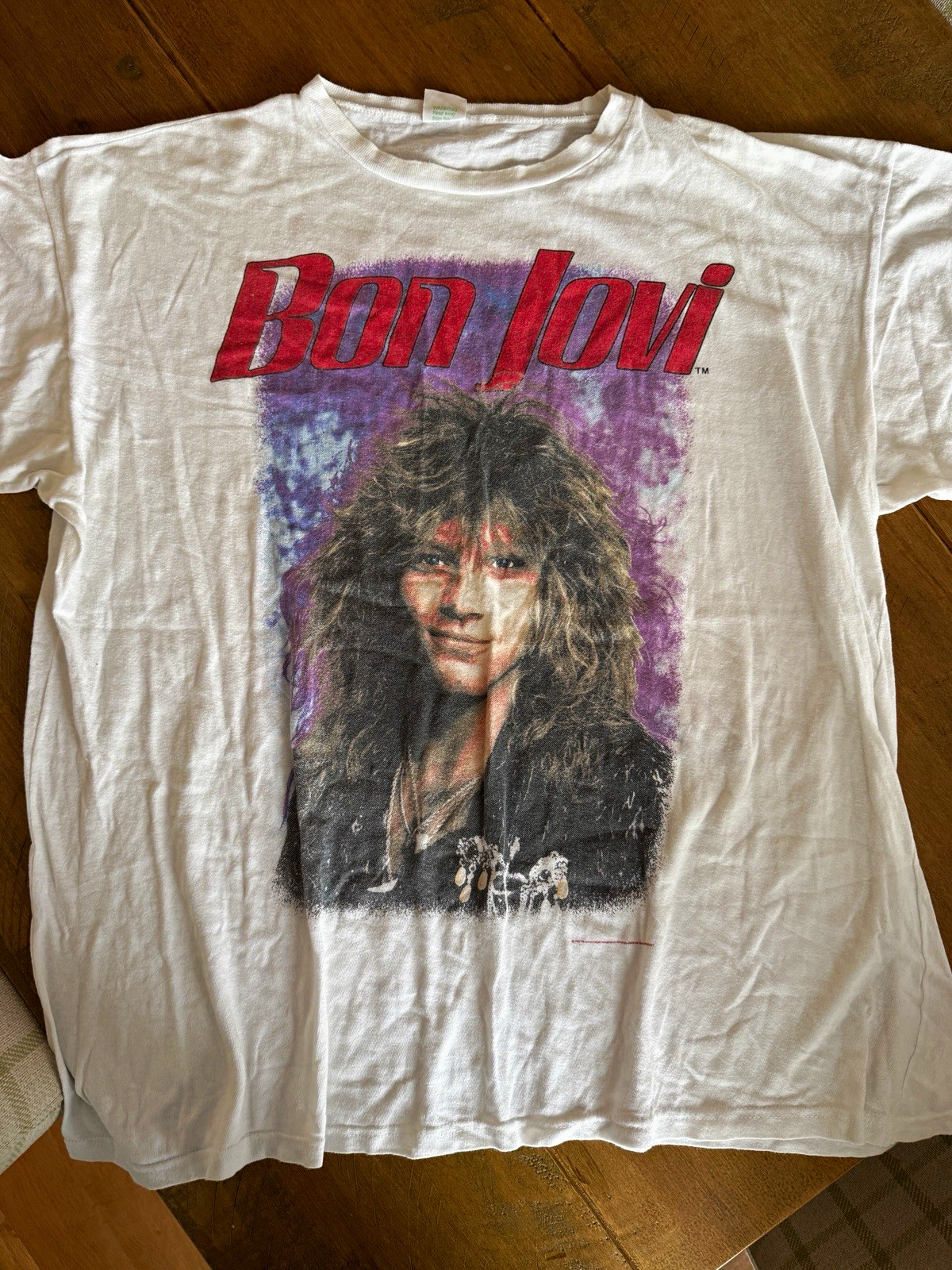 Vintage 1987 Bon Jovi Monsters of Rock Band Tour T-Shirt XL Vintage 1987 Bon Jovi Monsters of Rock Band Tour T-Shirt XL