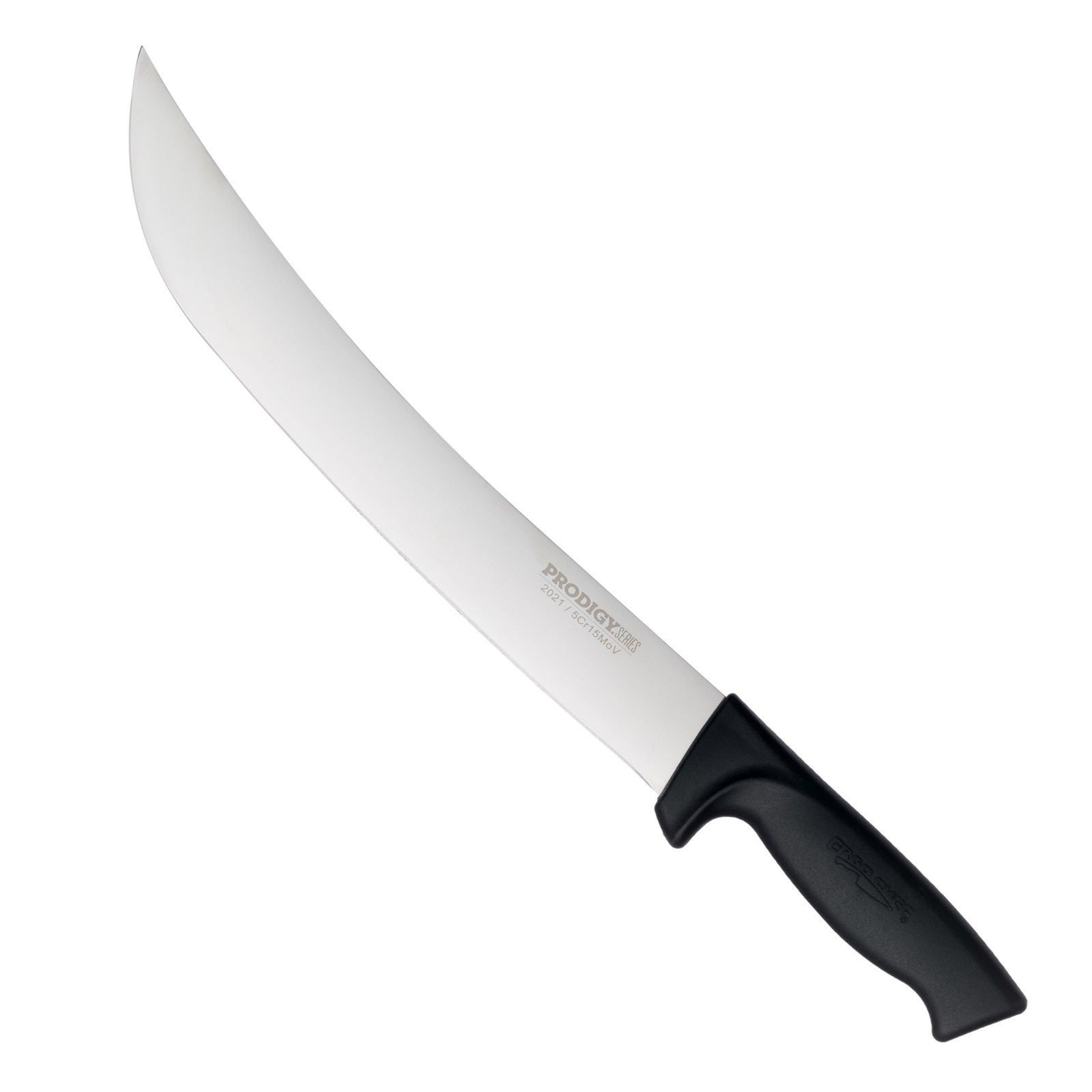 Ergo Chef 12-Inch Curved Cimeter Knife Non-slip handle Black PRODIGY SERIES 
