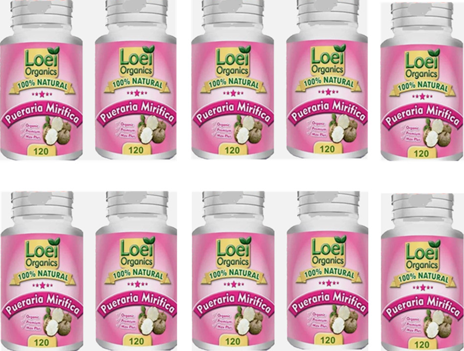 Pueraria Mirifica Capsules 120 Capsules EACH 100% NATURAL  2 PACK