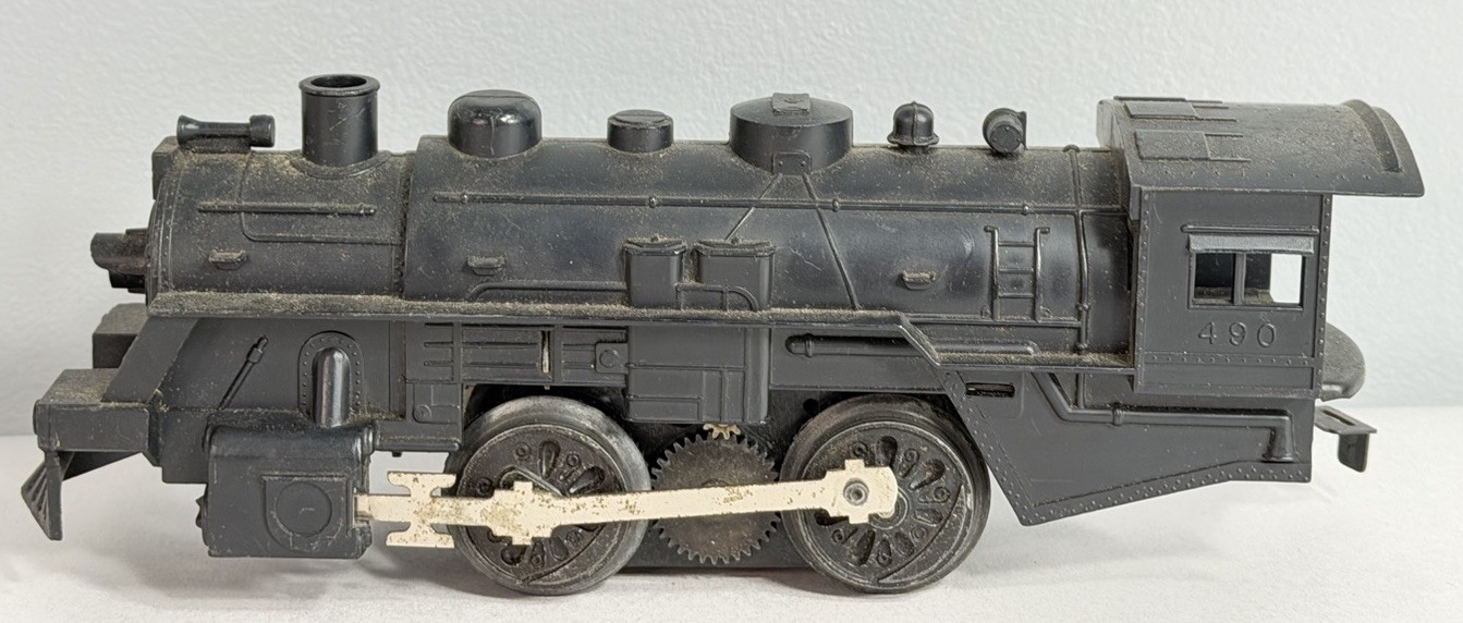 Vintage Marx No. 490 Steam Locomotive Engine Black O/O27 Gauge Untested Vintage Marx No. 490 Steam Locomotive Engine Black O/O27 Gauge Untested