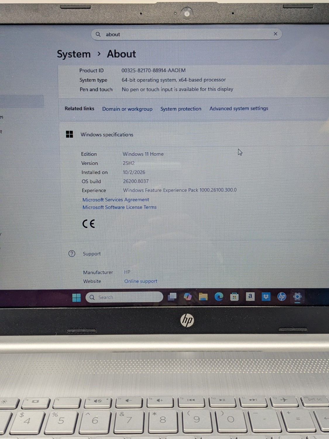 HP Laptop 15-DY2XXX 15.6\