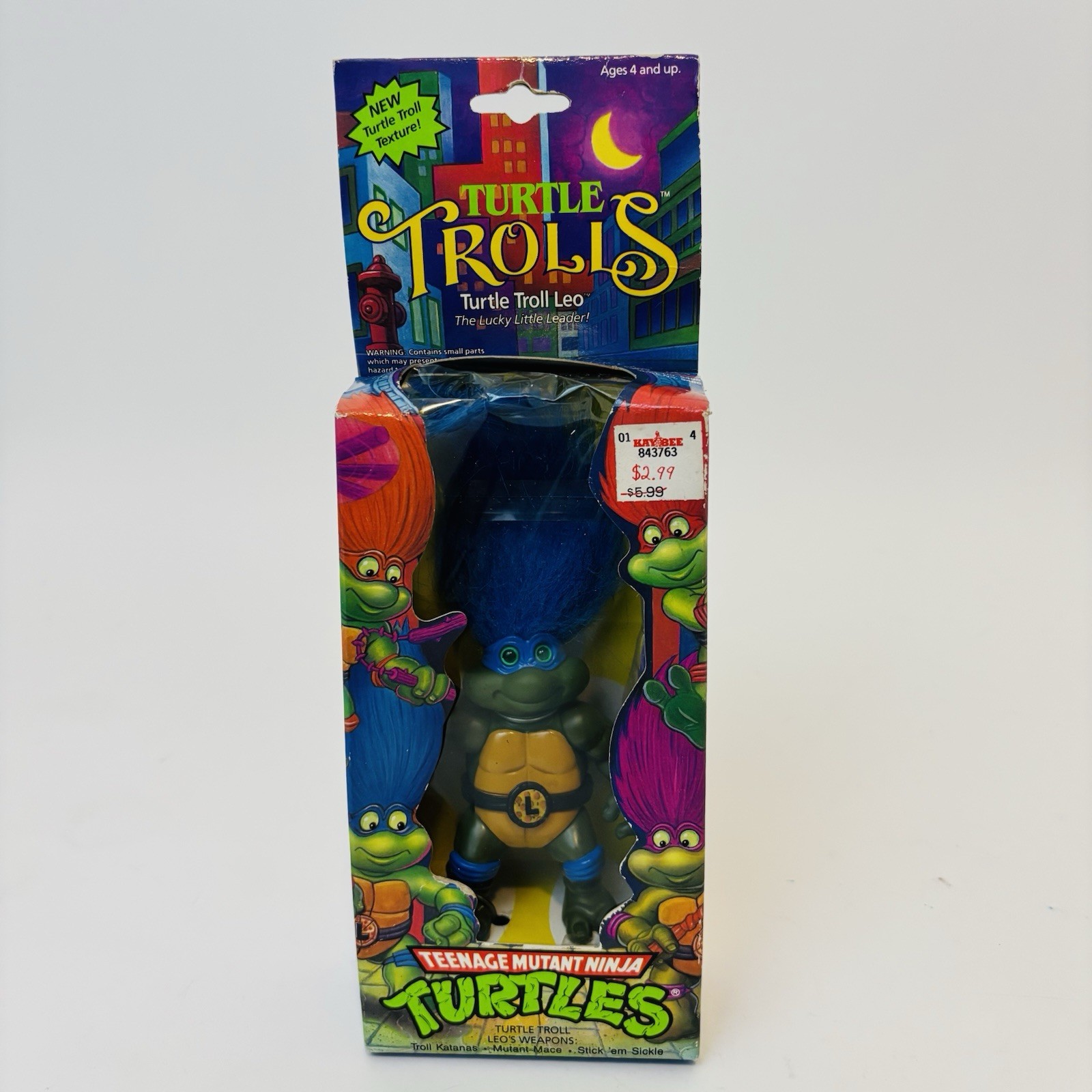 Vintage Playmates Toys Teenage Mutant Ninja Turtles Troll Leo 1992 Toy Brand New Vintage Playmates Toys Teenage Mutant Ninja Turtles Troll Leo 1992 Toy Brand New