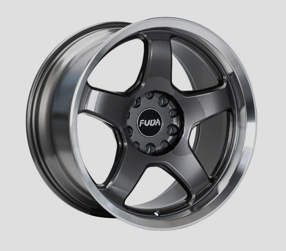 4PCS 18x9.5 Gunmetal Machine Lip Wheels Rims 5x135 ET0 1997–2003 Ford F-150
