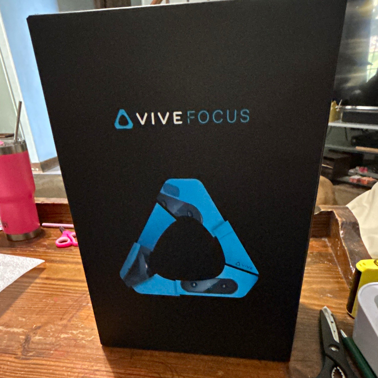 HTC Vive Focus Virtual Reality Headset for Vive Focus, Black/Blue HTC Vive Focus Virtual Reality Headset for Vive Focus, Black/Blue