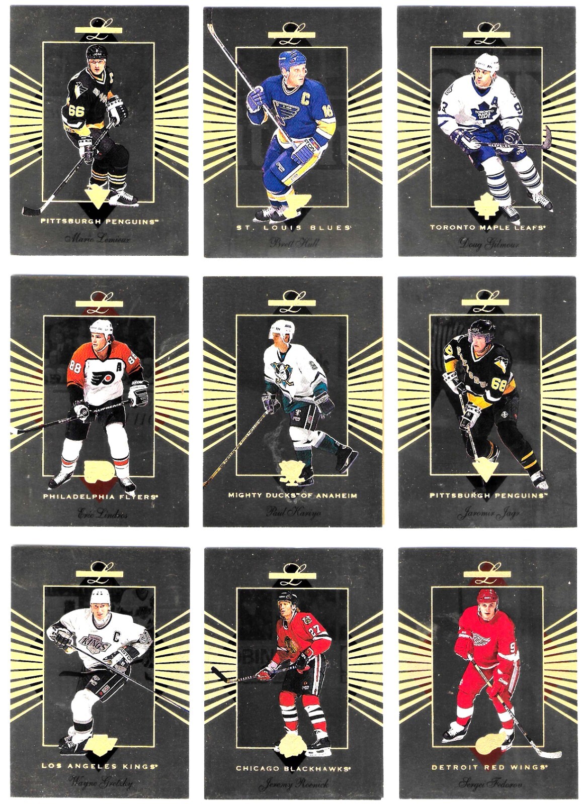 1994-95 Leaf Limited - MASTER SET incl. GOLDs, INSERT SET, CAN., USA & BASE SET