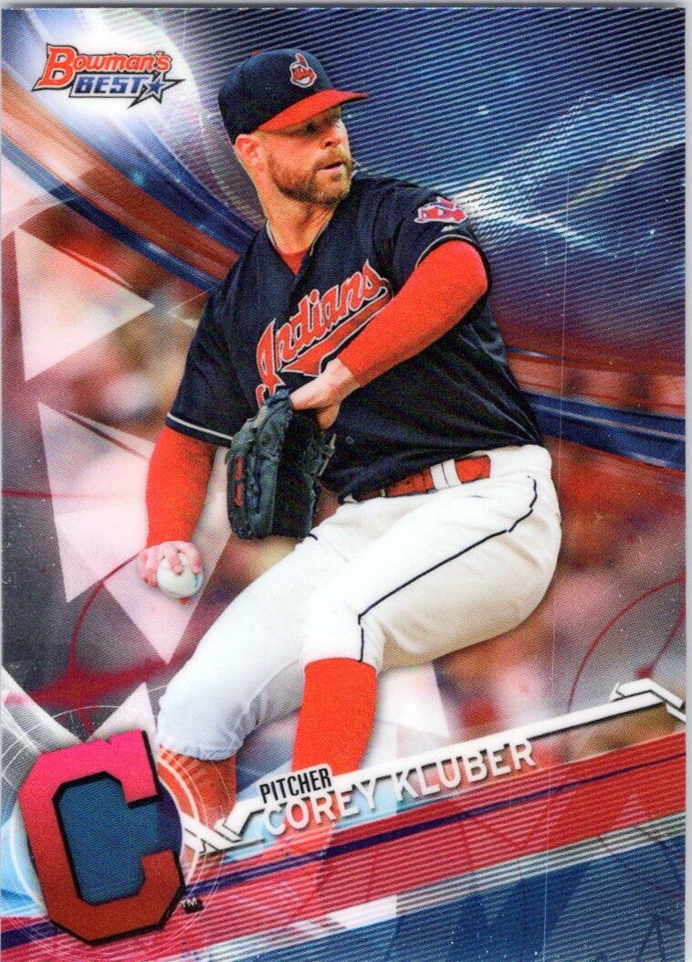 2017 Bowman\'s Best #57 Corey Kluber Cleveland Indians 2017 Bowman\'s Best #57 Corey Kluber Cleveland Indians