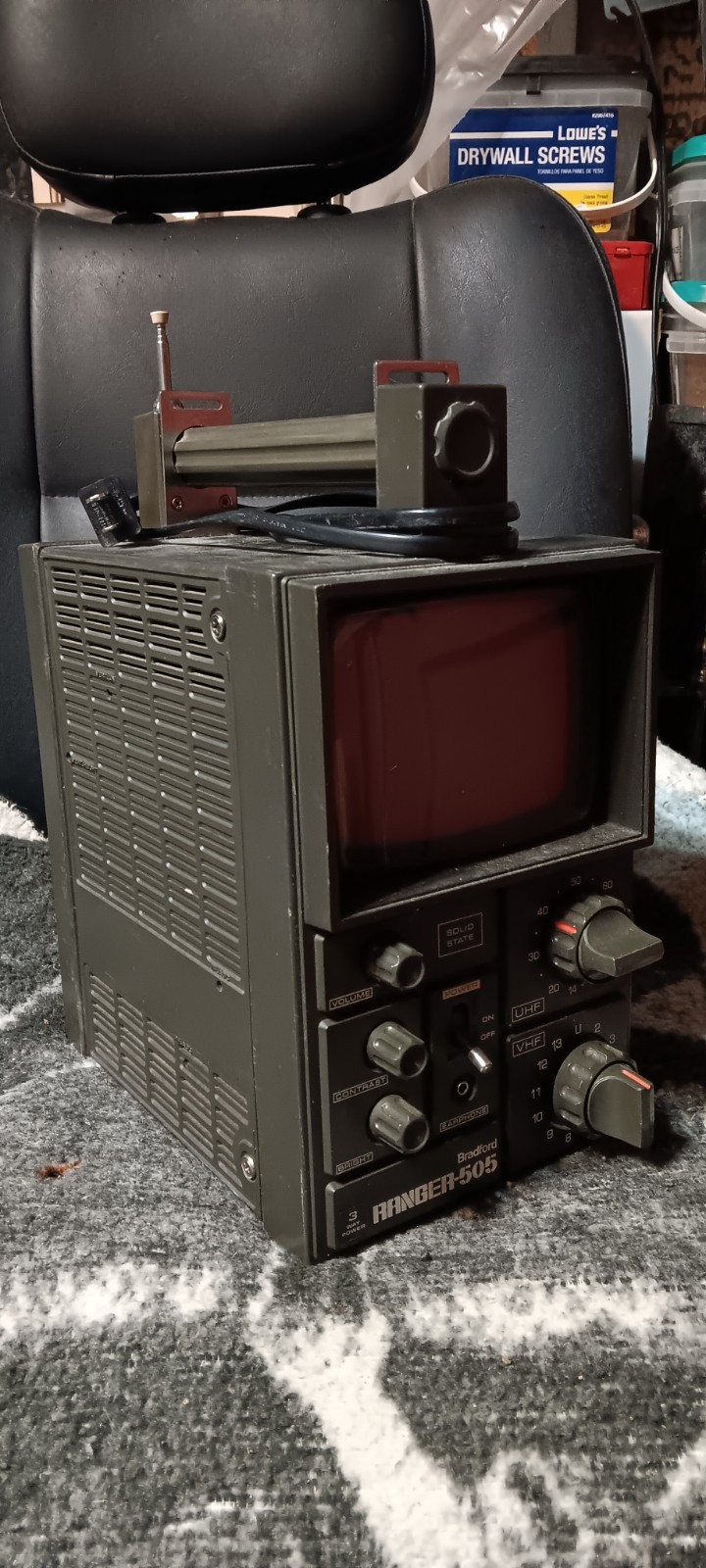 Vintage 1970s Bradford Ranger 505 T.V. Tested and Working Vintage 1970s Bradford Ranger 505 T.V. Tested and Working
