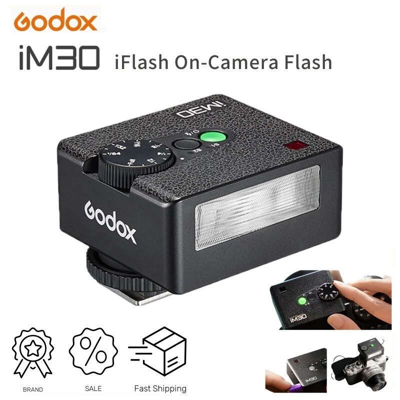 USA Godox iM30 Mini Pocket Flash Light Speedlite For Camera USA Godox iM30 Mini Pocket Flash Light Speedlite For Camera
