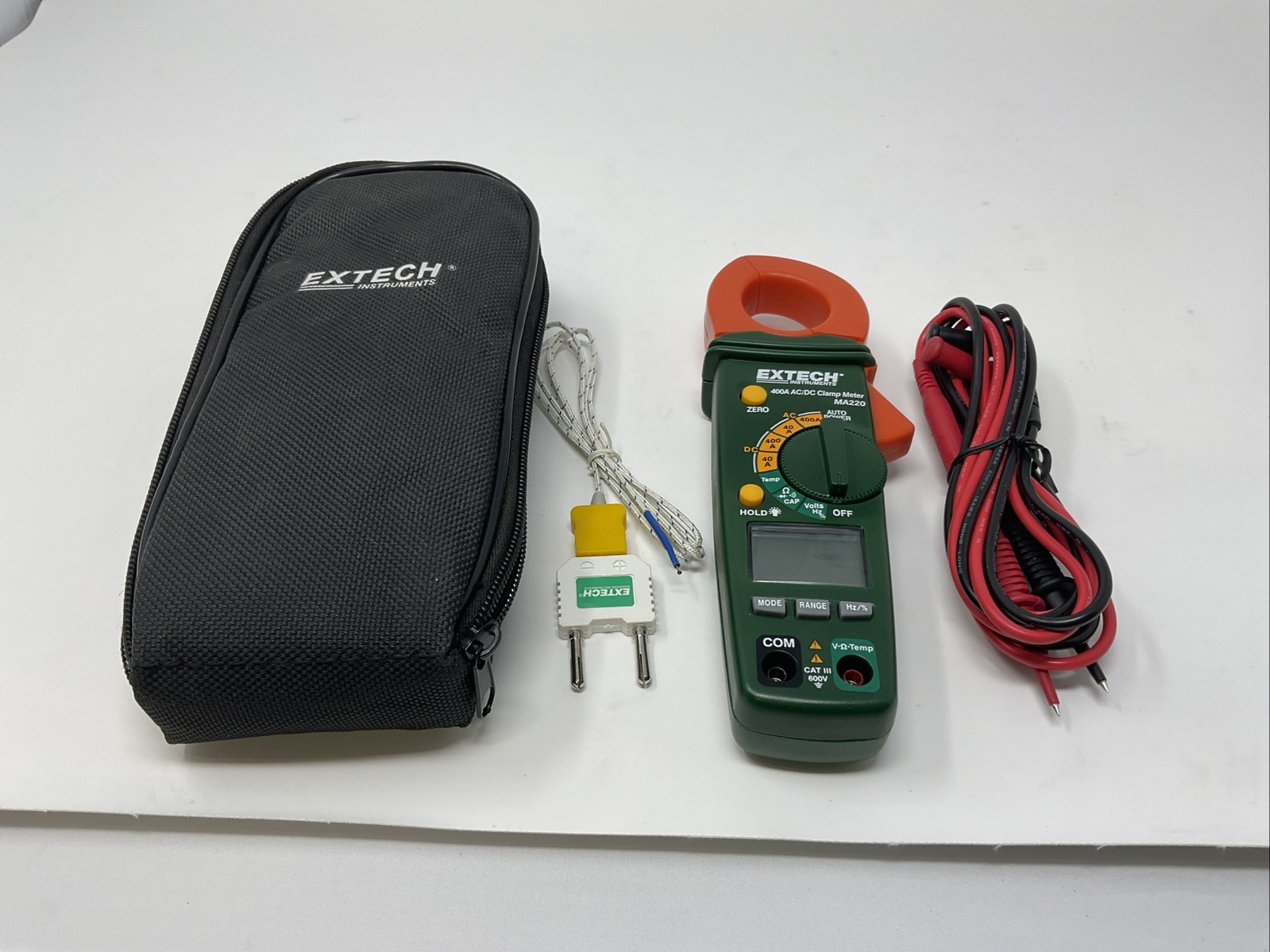 Extech Instruments MA200 True-RMS AC/DC Clamp and Probe Test Meter Extech Instruments MA200 True-RMS AC/DC Clamp and Probe Test Meter