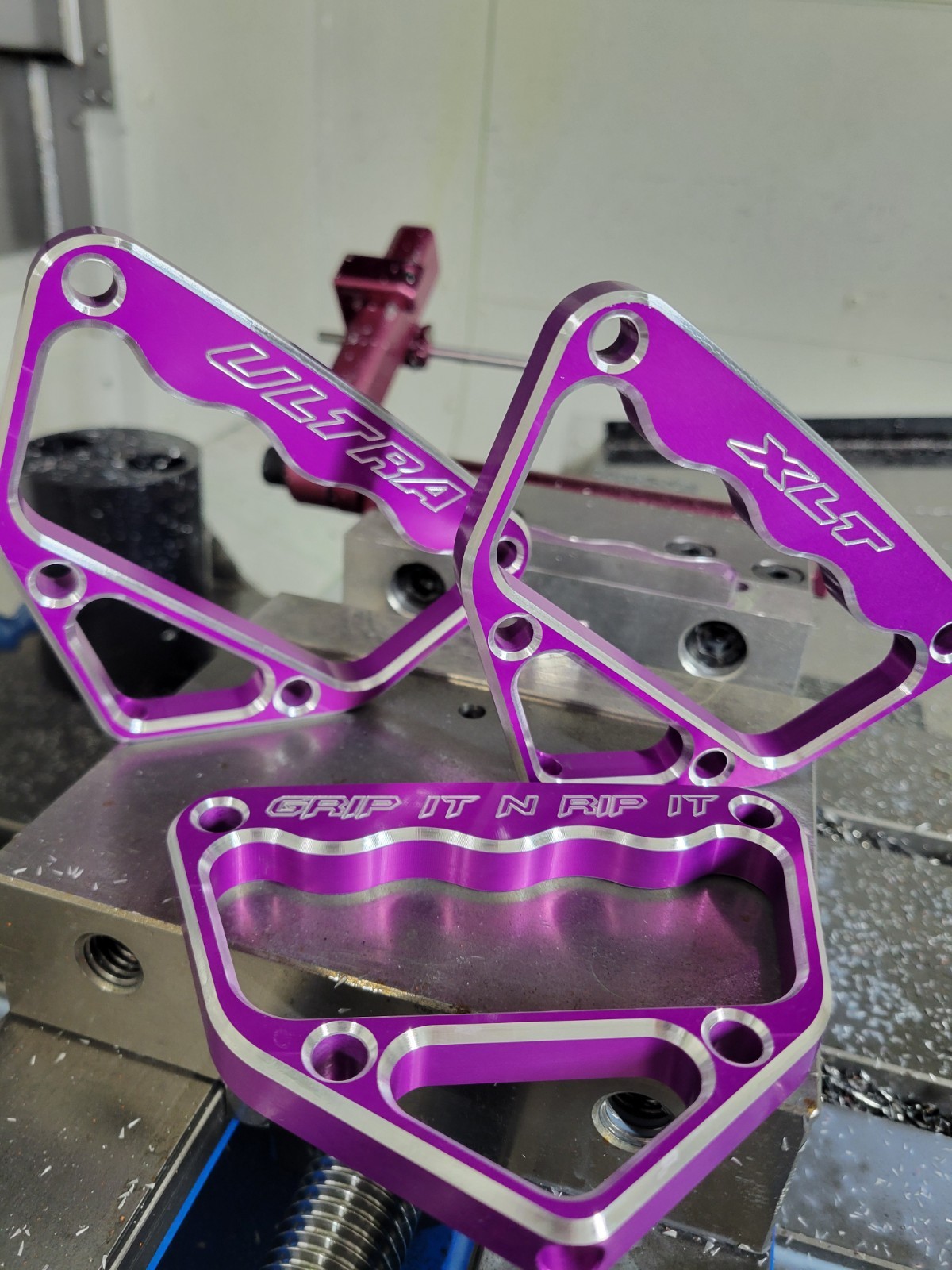 Polaris Xlt Billet Recoil Handle- Anodized Purple