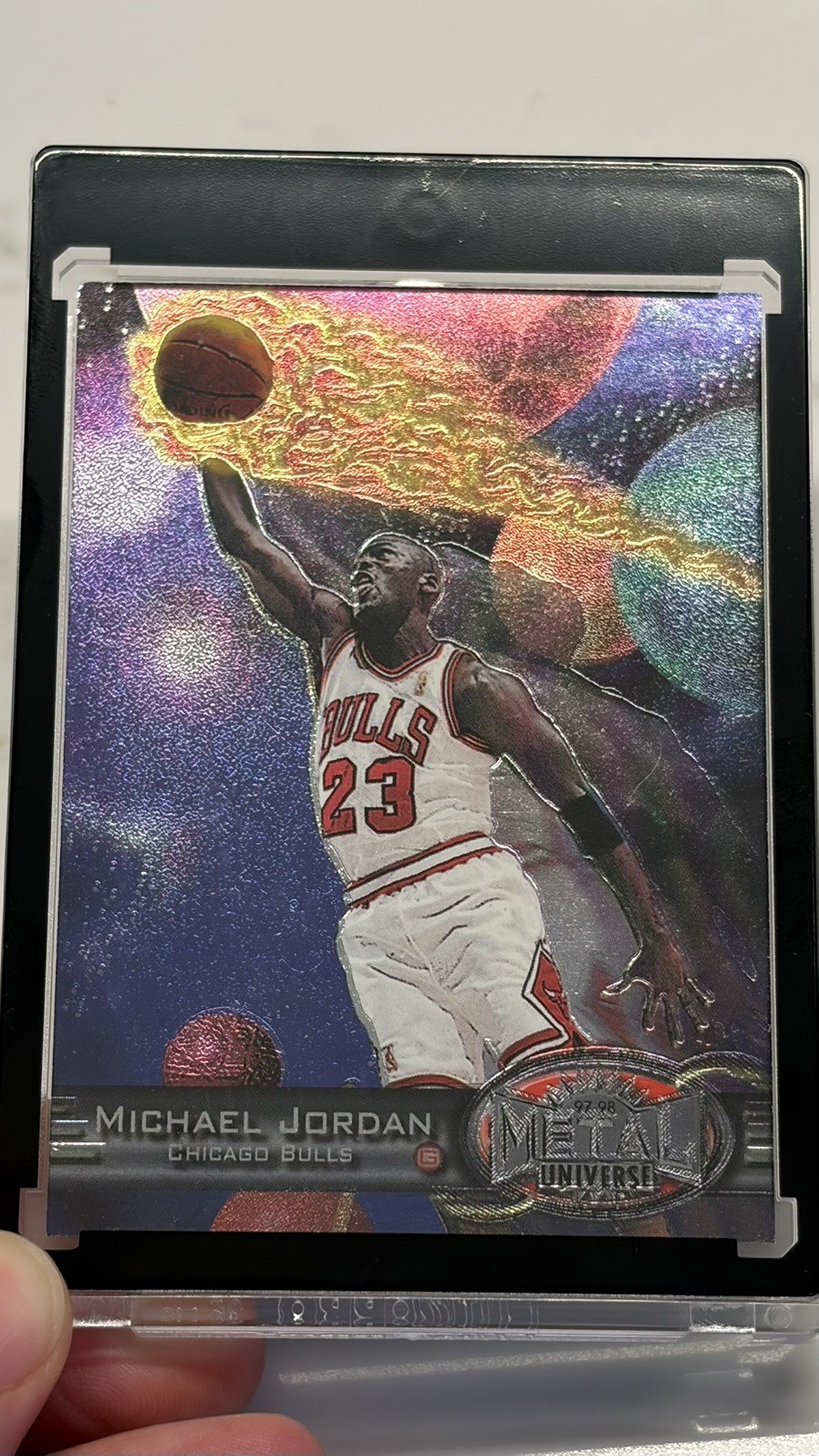 1997-98 Metal Universe - Michael Jordan #23. Just authenticated 