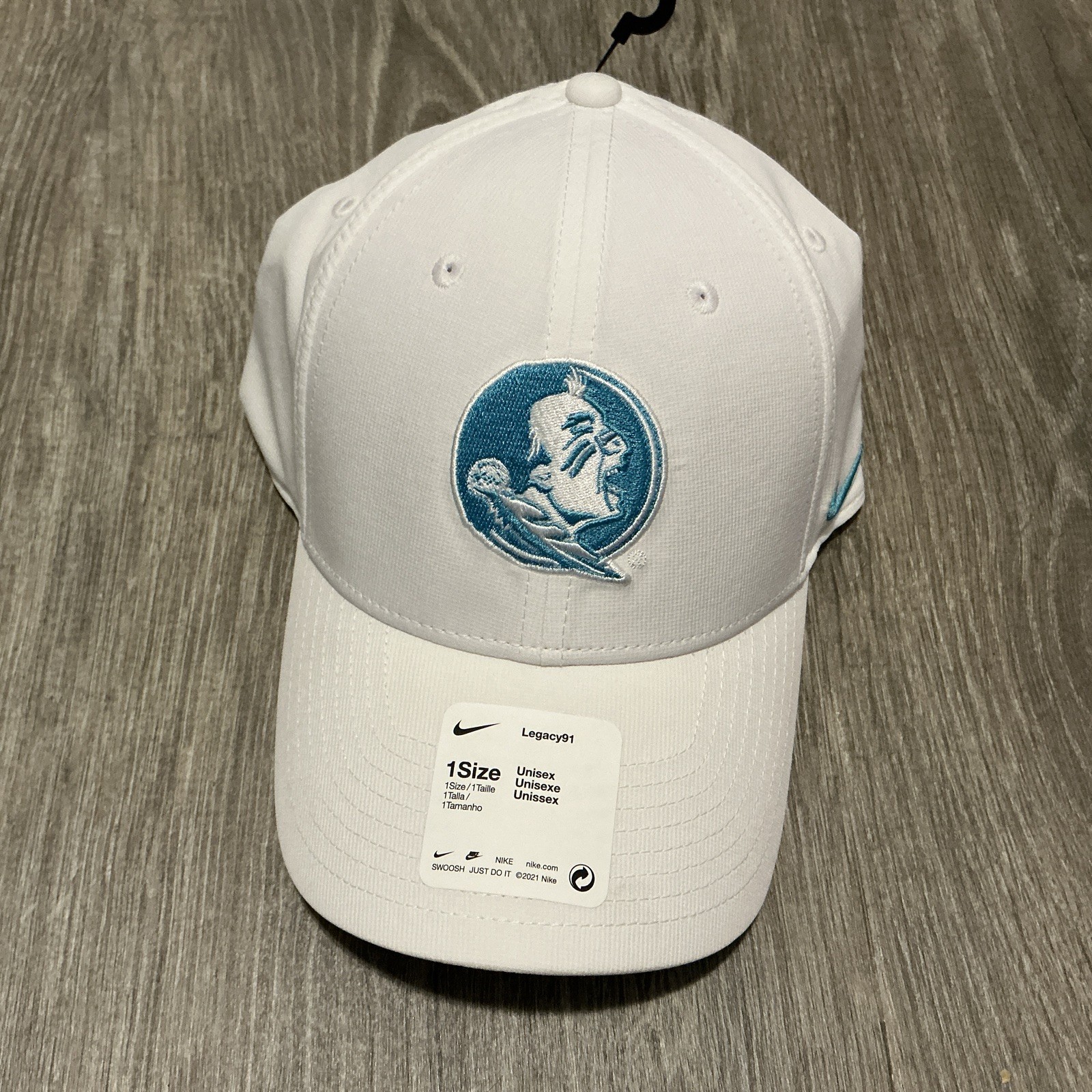 Nike Florida State Seminoles Legacy91 White/Blue Hat Unisex 1Size Nike Florida State Seminoles Legacy91 White/Blue Hat Unisex 1Size