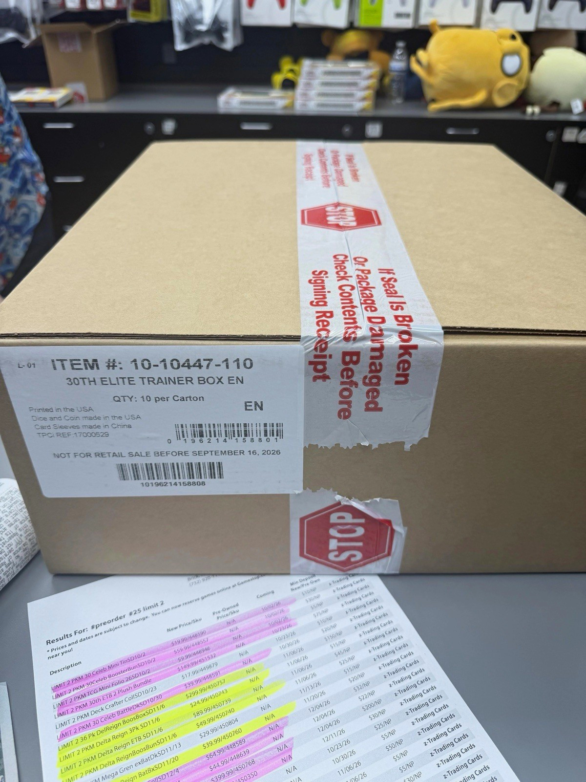 SEALED CASE 10x Pokemon 30th Celebration Elite Trainer Box ETB ME5.5 SEALED CASE 10x Pokemon 30th Celebration Elite Trainer Box ETB ME5.5