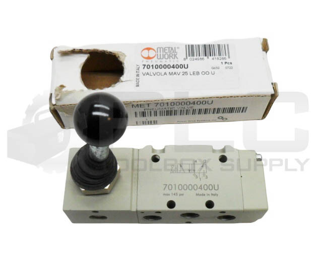 NEW METAL WORK 7010000400U MANUAL VALVE 145PSI *READ*