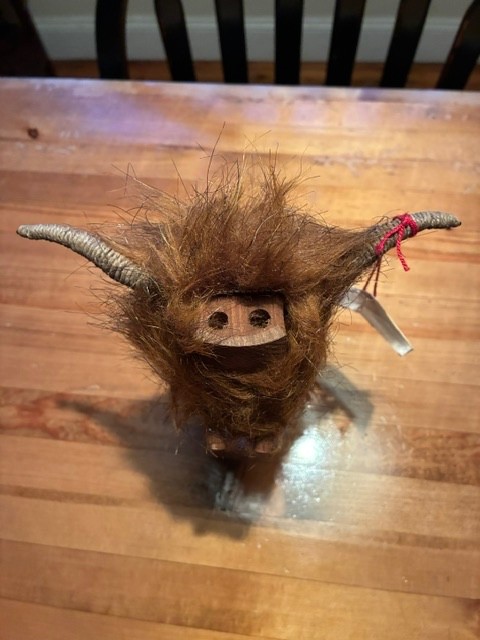 Vtg Castleton Crafts Highland Calf Made in Scotland 5\