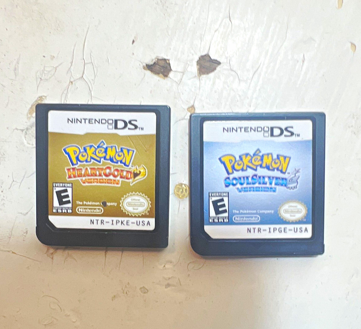 Authentic Pokémon HeartGold/SoulSliver Version Nintendo DS Game Authentic Pokémon HeartGold/SoulSliver Version Nintendo DS Game