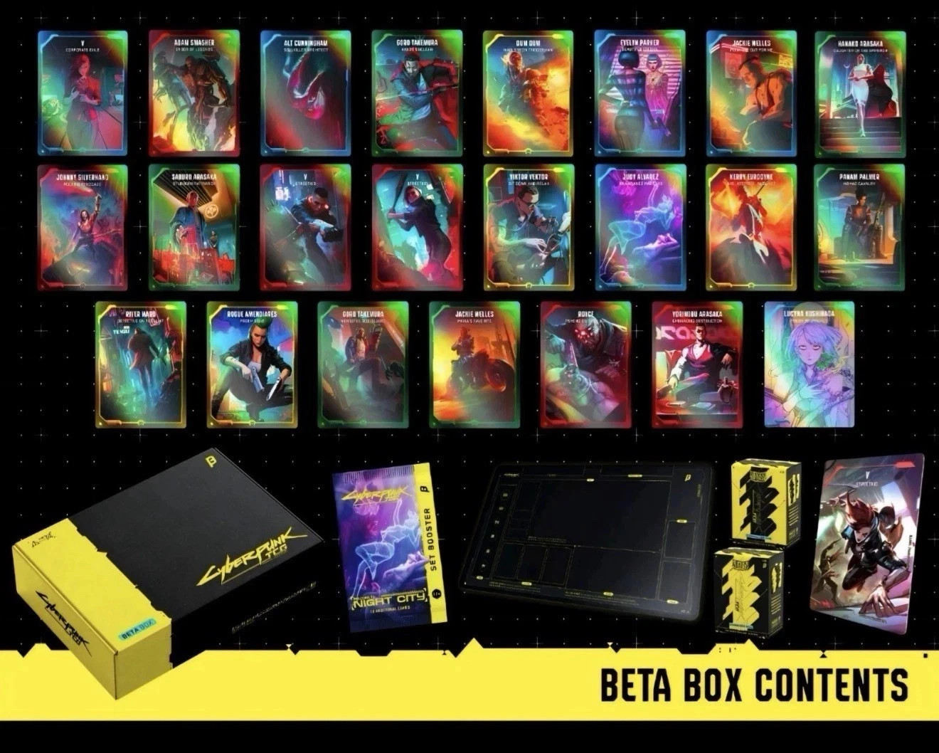Cyberpunk TCG Kickstarter Exclusive Beta Box **Pre Sale**
