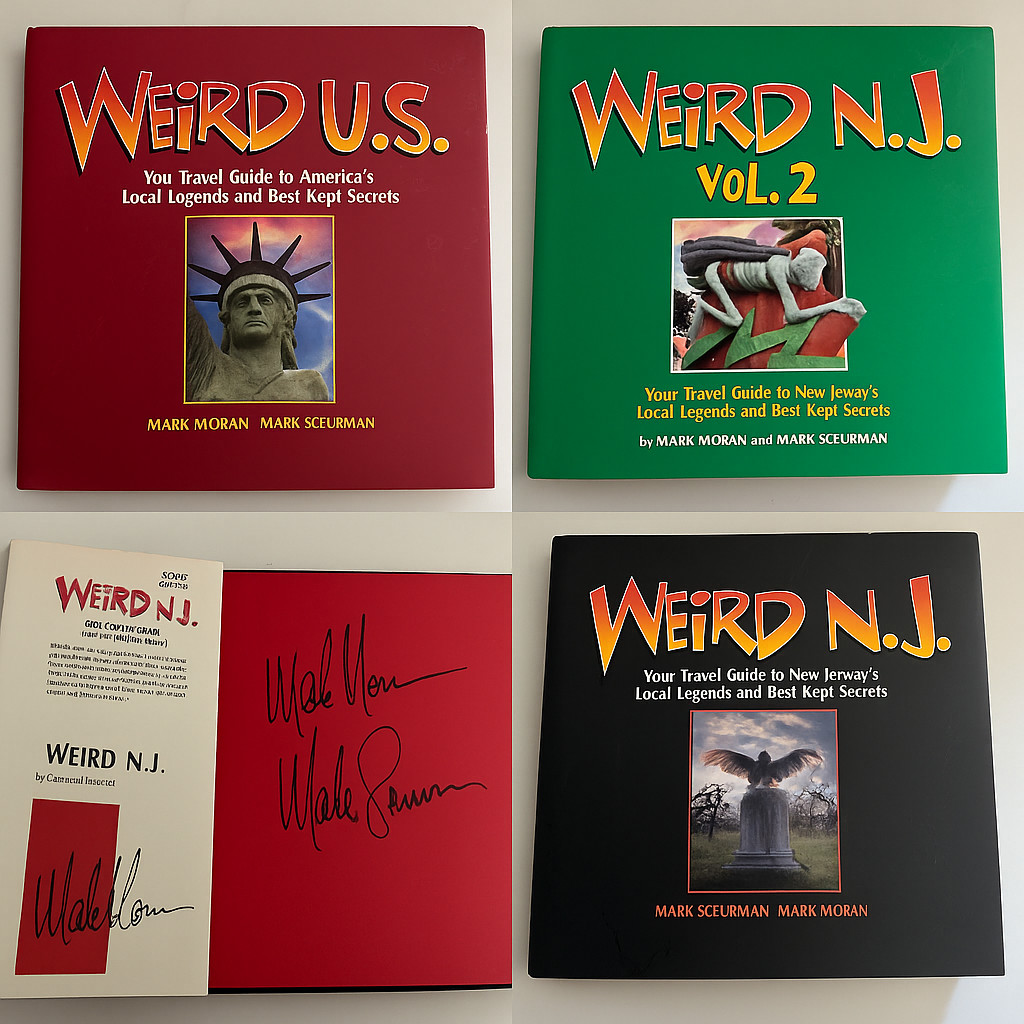 Weird NJ Vols 1 & 2 + Weird U.S. – All Signed by Authors – First Printings – HC