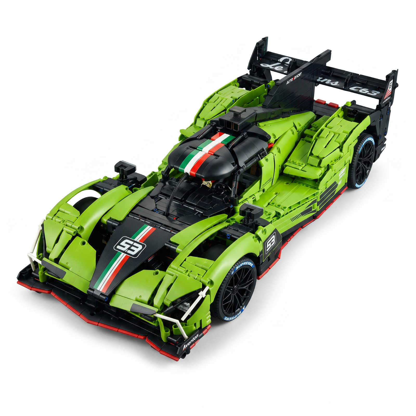 3771PCS MOC Lamborghini SC63 WEC & IMSA Championship Race Car Building Blocks 3771PCS MOC Lamborghini SC63 WEC & IMSA Championship Race Car Building Blocks