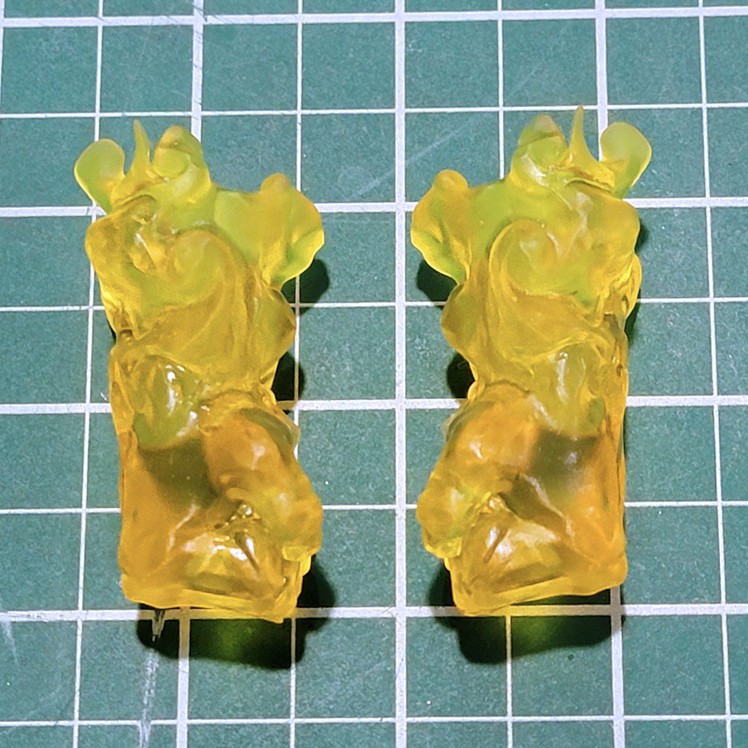 Custom Resin Flame Fists Constructs 1:10 scale for Lantern figures Custom Resin Flame Fists Constructs 1:10 scale for Lantern figures