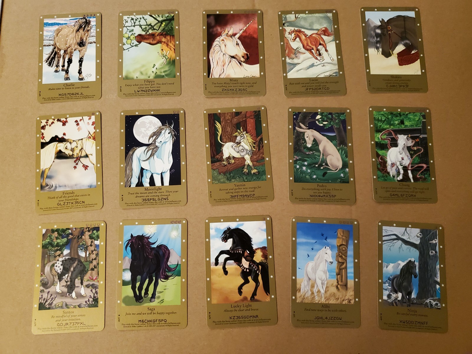 Bella Sara 2nd Series Card Lot of 15 - Lot #6
