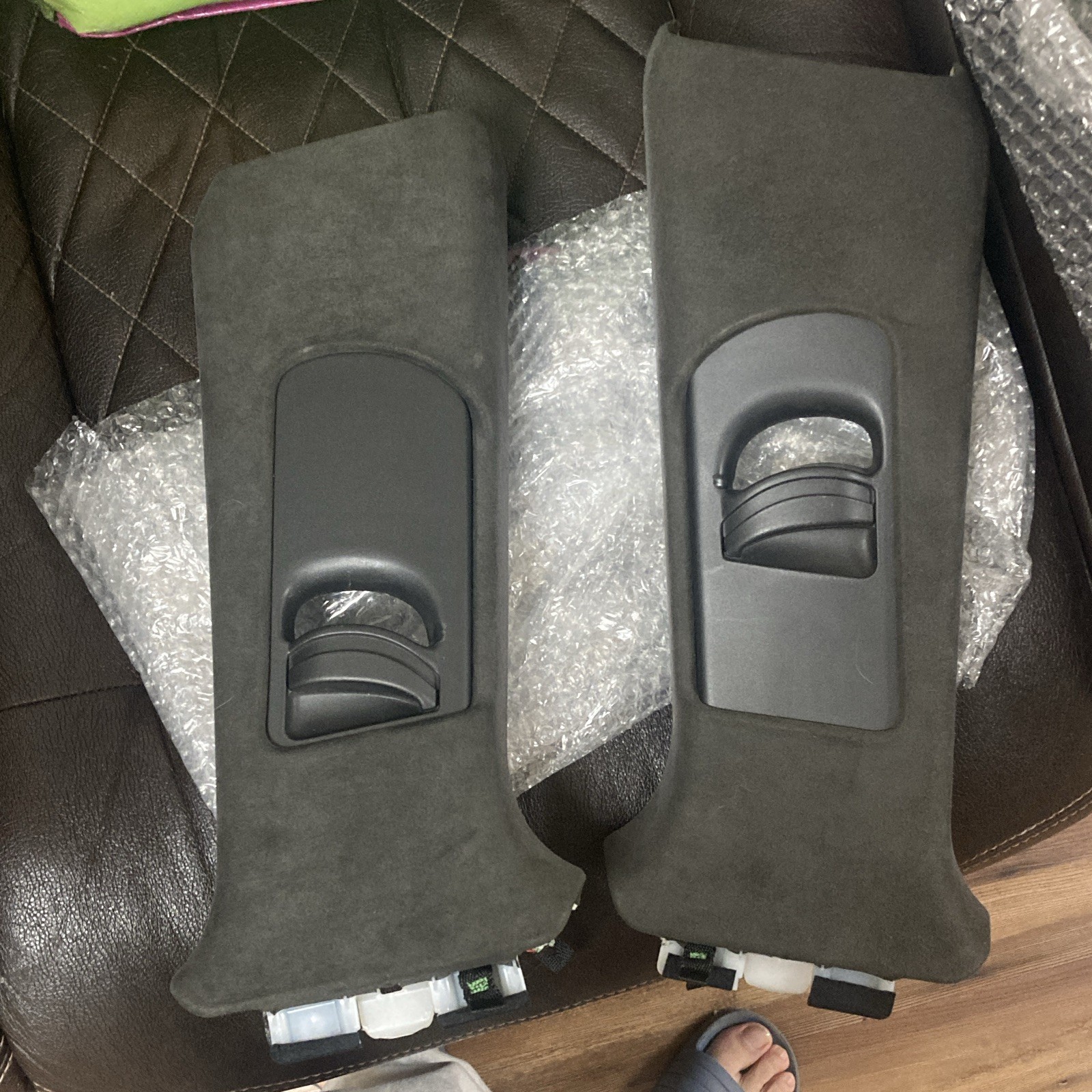 2003 Audi A6 Pillars Set Soul Black Alcantara 2003 Audi A6 Pillars Set Soul Black Alcantara