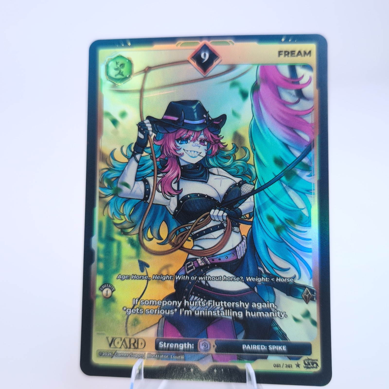 Gamersupps Vcard Fractured Paradox Fream Holo 9 1st Edition 051 Gamersupps Vcard Fractured Paradox Fream Holo 9 1st Edition 051